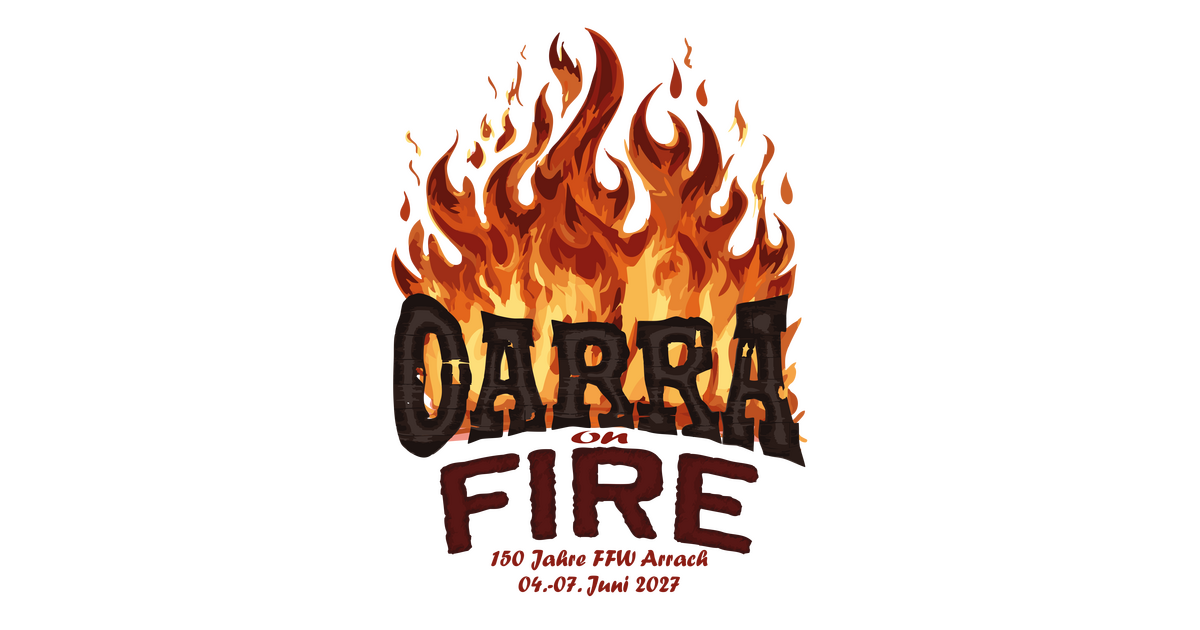 Oarra on Fire! Logo vom Fest 2027